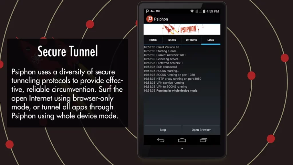 Psiphon Pro скриншот